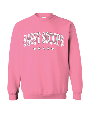 Pink Stars Crewneck
