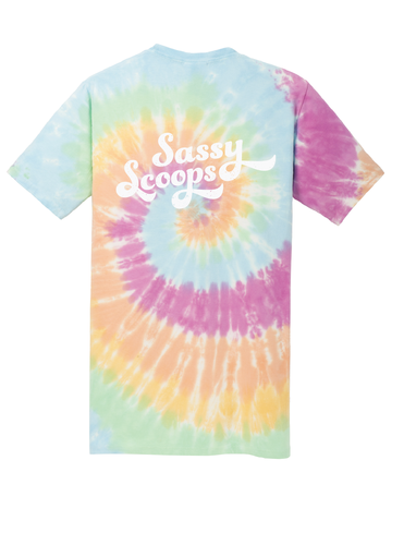 Rainbow tye-dye TEE