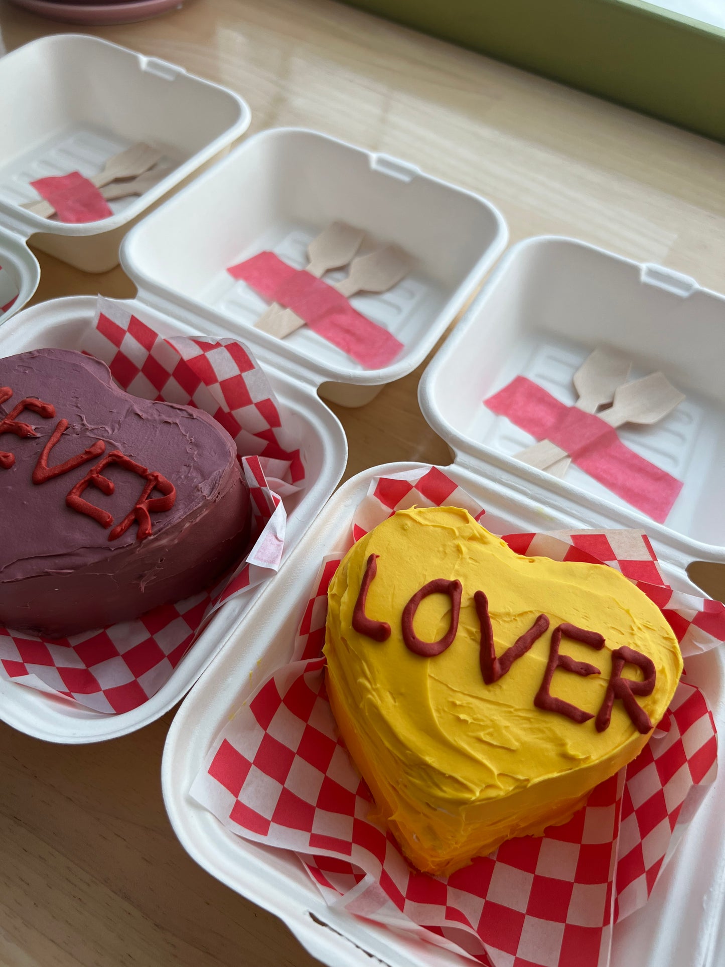 Candy Heart Cakes