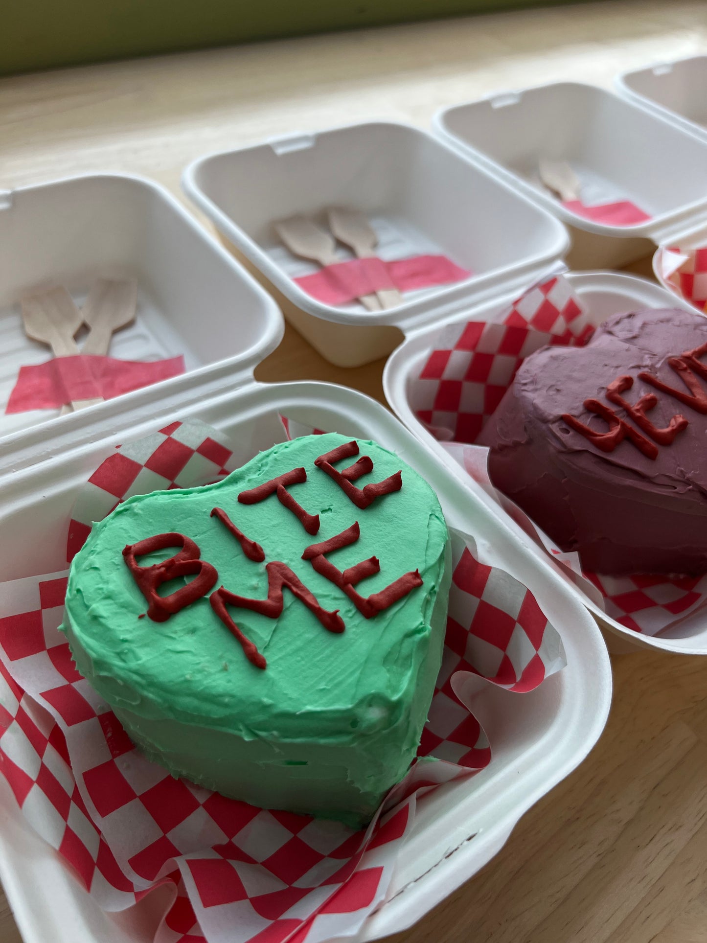 Candy Heart Cakes