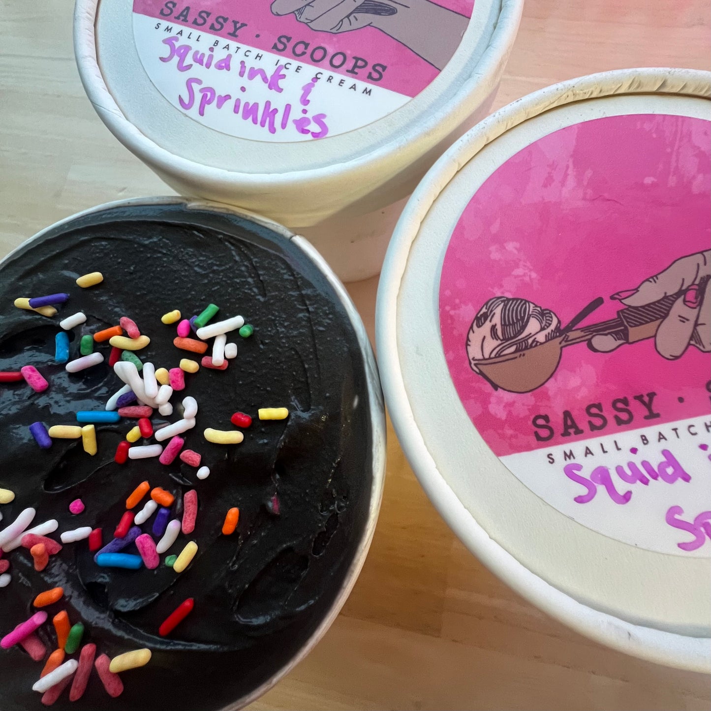 Squid ink & Sprinkles