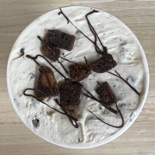 Peanut butter brownie