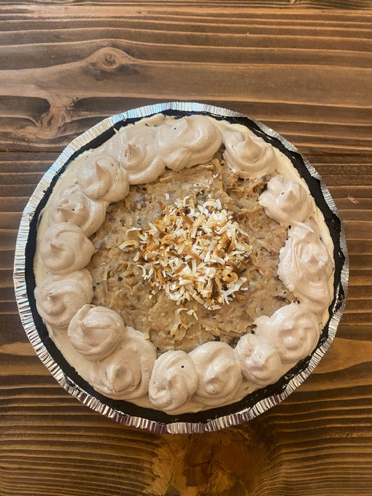 German Chocolate Cake Ice Cream Pie