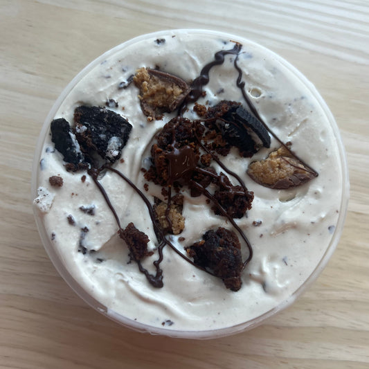 Double PB Brownie